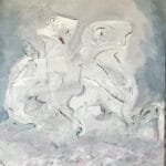 experimentelles Acrylbild